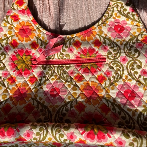 Vera Bradley Quilted Floral Hobo Bag Boho Y2K Cottagecore Shoulder Purse - Picture 7 of 16